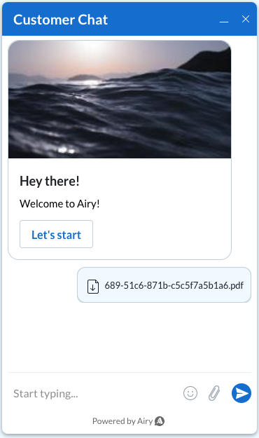 File Message Preview
