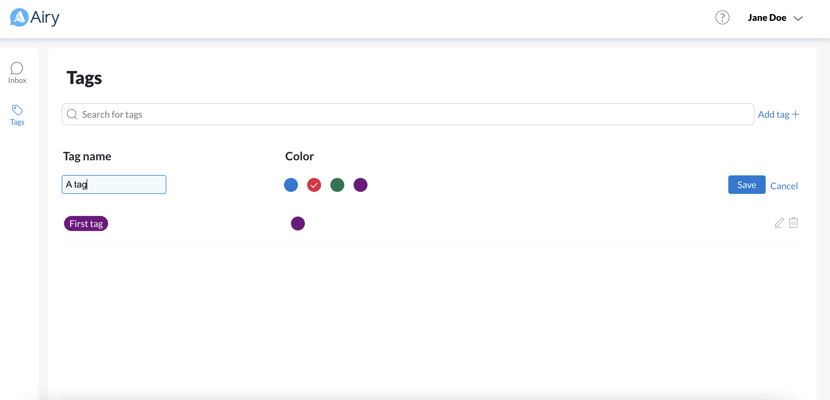 Edit Tags